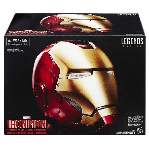 Capacete Marvel Legends Iron Man Electronic Helmet