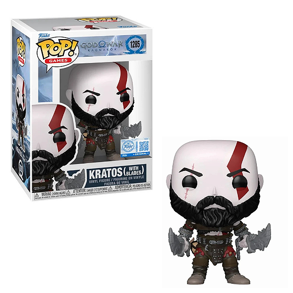 Funko Pop God Of War Ragnarok 1285 Kratos w/ Blades Exclusive