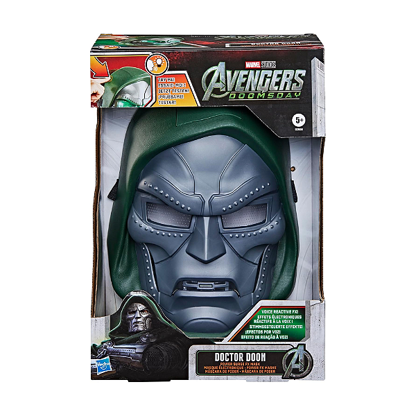 Mascara Marvel Doomsday Doctor Doom FX Mask Voz e Iluminação