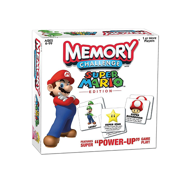 Jogo de Memória Super Mario Bros Edition Memory Game (Inglês)