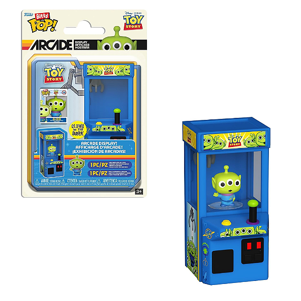 Funko Bitty Pop Arcade Toy Story Alien Glows in the Dark