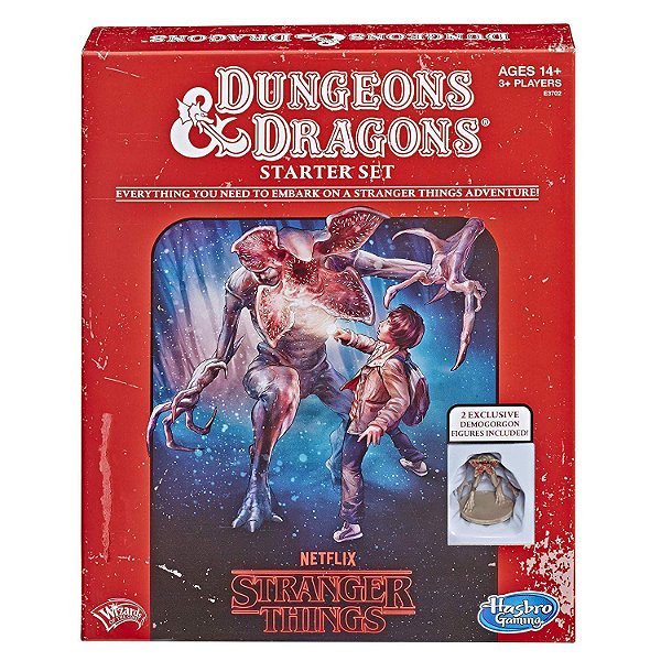 Stranger Things Dungeons & Dragons RPG Tabuleiro Starter Set