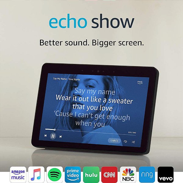 Amazon Echo Show 2nd Gen 10.1 HD Screen Charcoal C/ Alexa