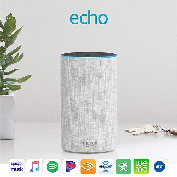 Amazon Echo 2nd Gen. Smart Speaker C/ Alexa - White