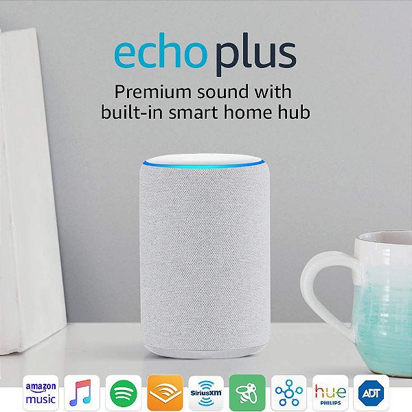 Amazon Echo Plus 2nd Gen Smart Home Hub C/ Alexa - White
