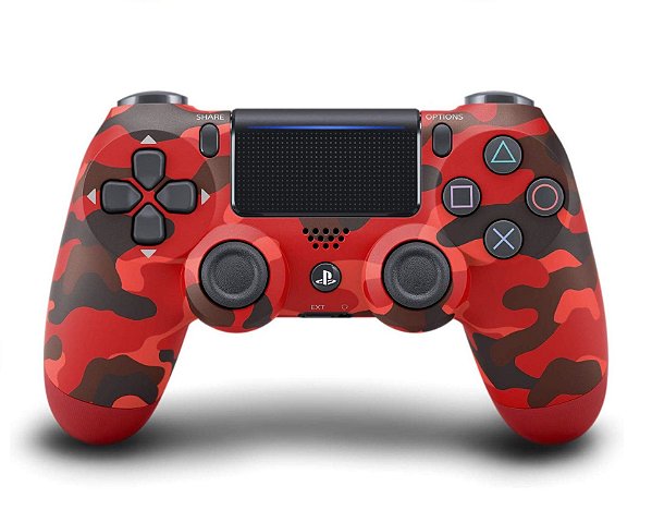 Controle DualShock 4 Wireless Controller Red Camo - PS4