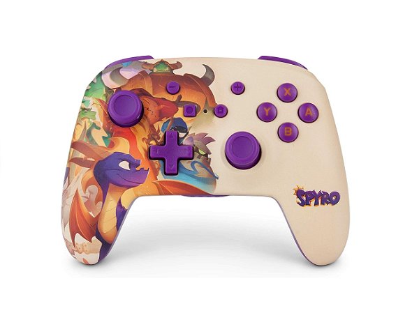 Controle PowerA Enhanced Wireless Spyro - Switch