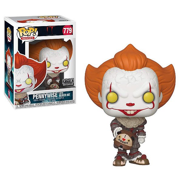 Funko Pop It 779 Pennywise with Beaver Hat Exclusive