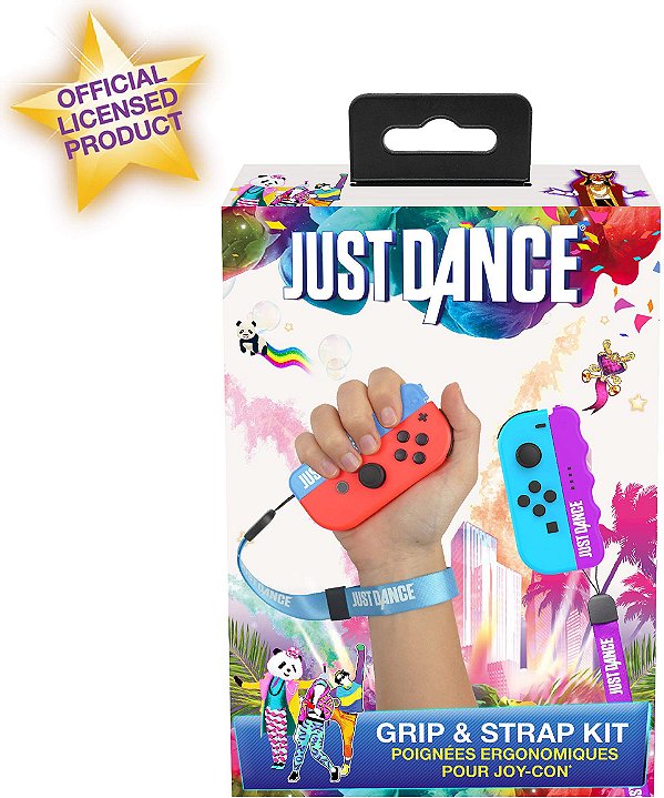 Just Dance 2019 / 2020 Grip & Strap Pack Blue  Purple - Switch