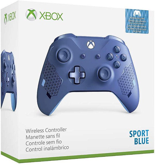 Controle Xbox One Wireless Sport Blue Special Edition