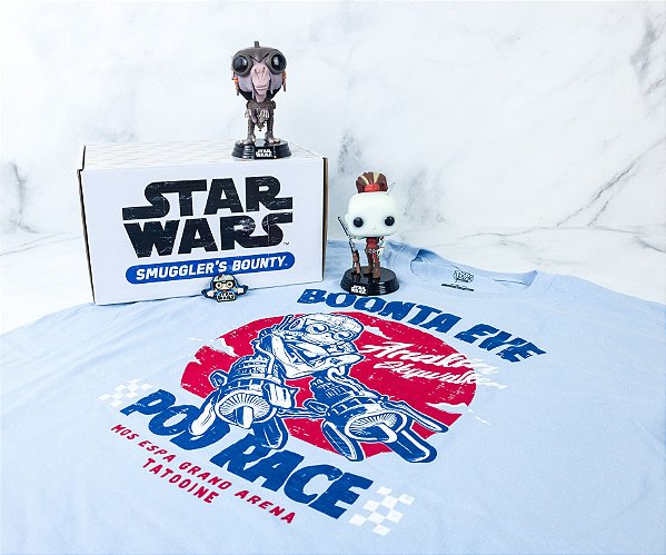 Funko Pop Star Wars Smugglers Bounty Pod Racer Collectors Box - S