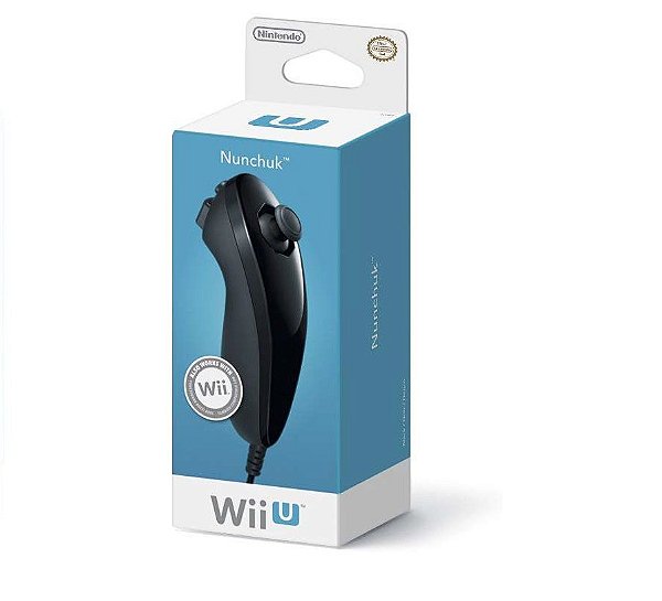 Controle Nunchuk Controller Nintendo - Wii e Wii U (Preto)