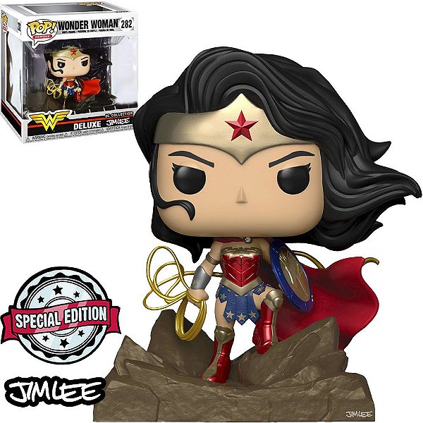 Funko Pop Dc 282 Wonder Woman Jim Lee Deluxe Exclusive