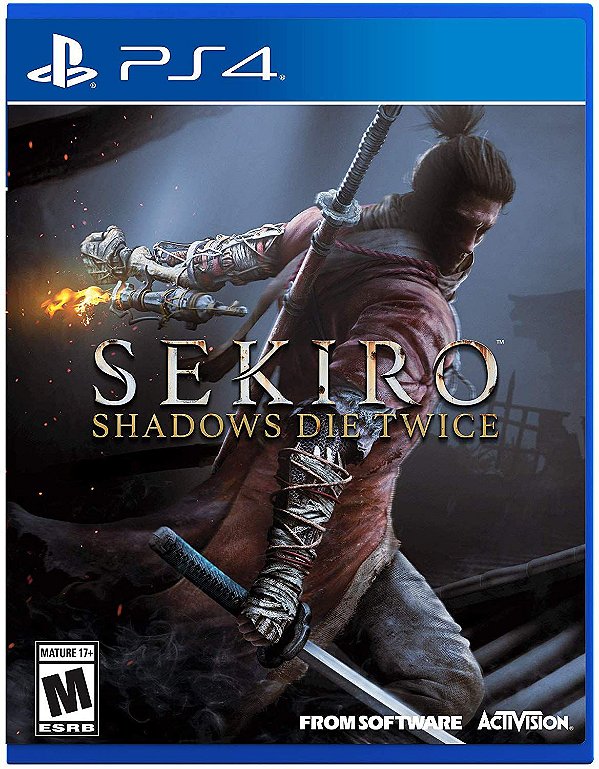 Sekiro Shadows Die Twice c/ Steelbook Case - PS4