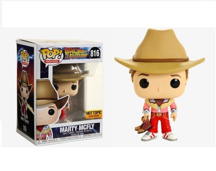 Funko Pop Back to The Future 816 Marty McFly Cowboy Exclusive