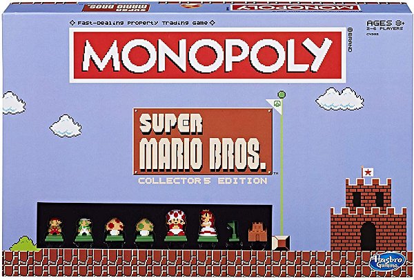 Monopoly Super Mario Bros Collectors Edition Board Game (Inglês)