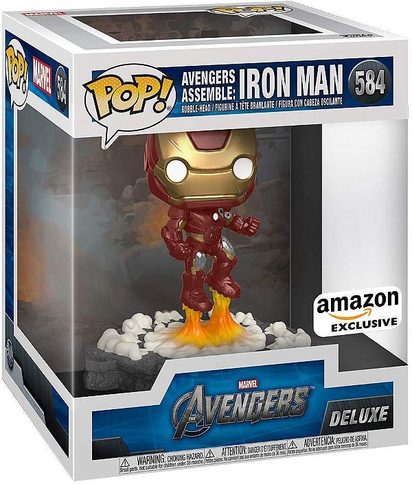 Funko Pop Marvel Avengers 584 Iron Man Assemble Deluxe