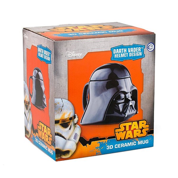 Caneca de Cerâmica 3D - Star Wars Darth Vader Mug