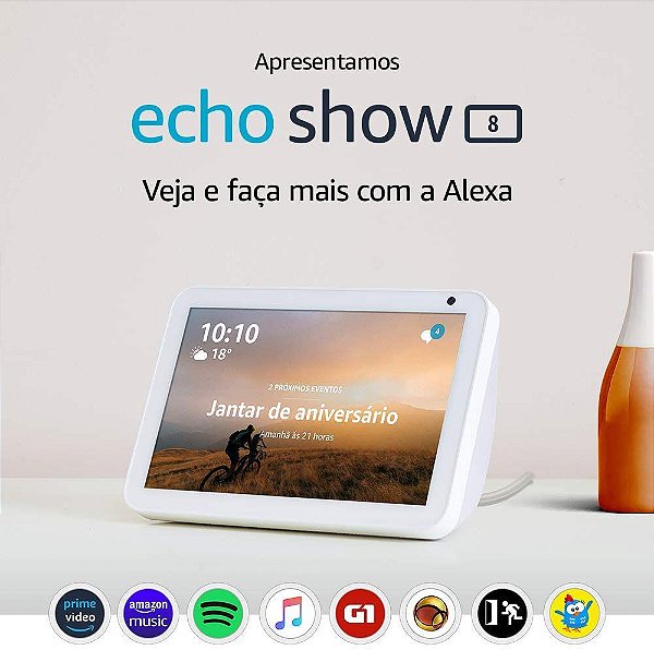 Amazon Echo Show 8 HD 8 Smart Display C/ Alexa - White