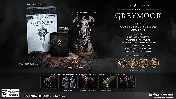The Elder Scrolls Online Greymoor Collectors Ed.  Upgrade - PS4