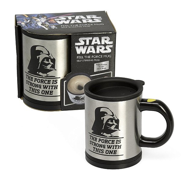 Caneca Star Wars Darth Vader Self Stirring and Spinning Mug