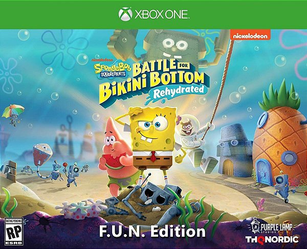 Spongebob Squarepants Battle for Bikini Bottom Rehydrated F.U.N. Edit. - Xbox One