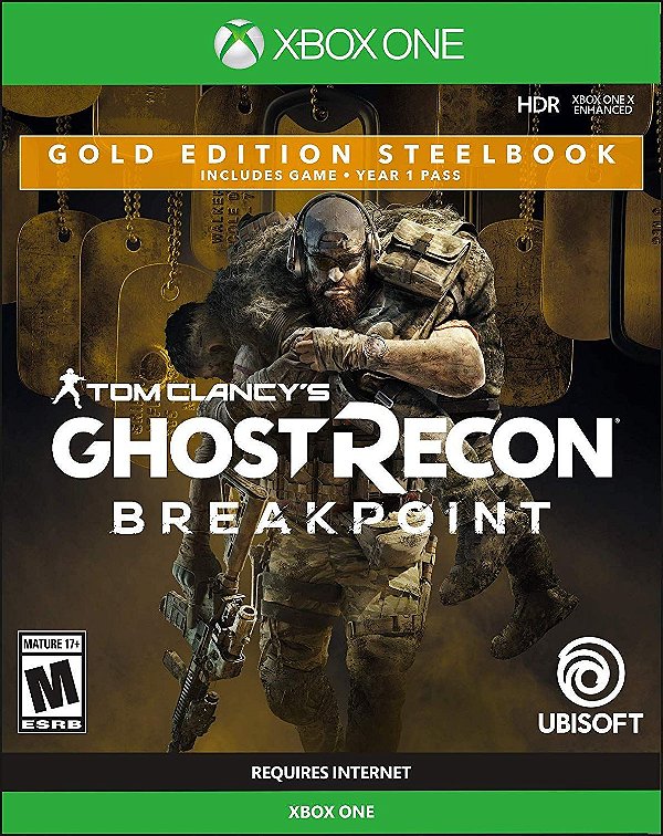 Jogo Tom Clancys Ghost Recon Breakpoint Steelbook Gold Edition - Xbox One - Ubisoft