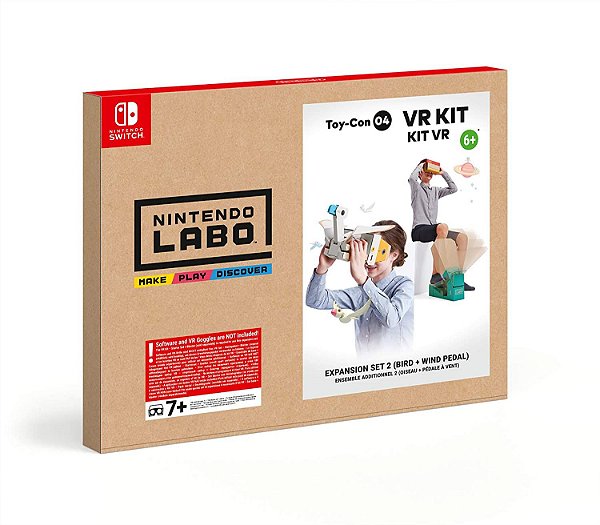 Nintendo Labo VR Kit Expansion Set 2 Bird and Wind Pedal - Switch