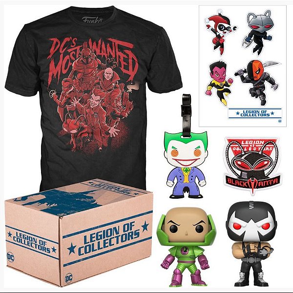 Funko Box Dc Most Wanted Legion Of Collectors - GG