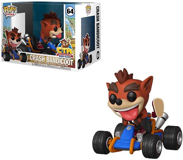 Funko Pop Rides 64 Crash Bandicoot Racing Kart