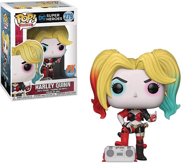 Funko Pop Dc Heroes 279 Harley Quinn Boombox Exclusive PX