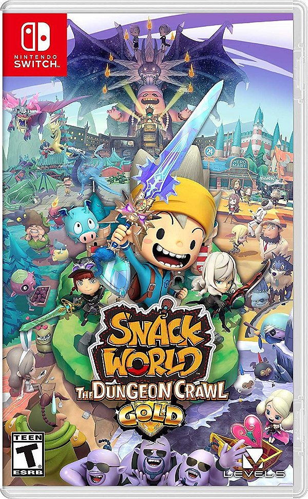 Jogo Snack World: The Dungeon Crawl Gold - Switch - Level