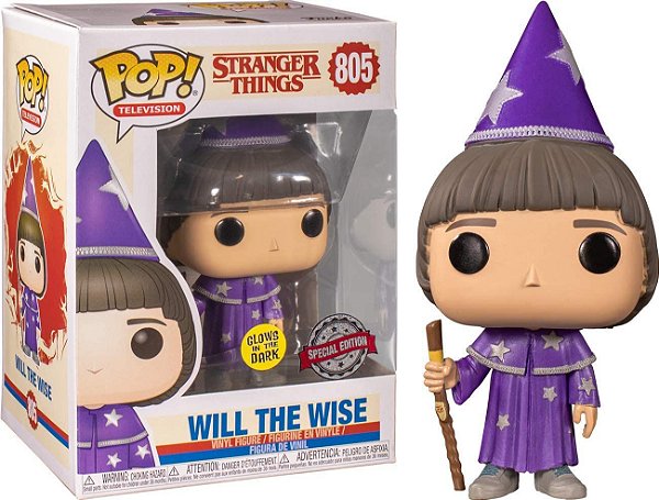 Funko Pop Stranger Things 805 Will The Wise Glows in the Dark