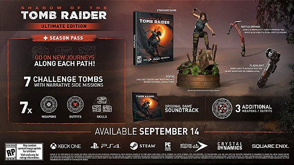 Jogo PS4 Tomb Raider (Definitive Edition)