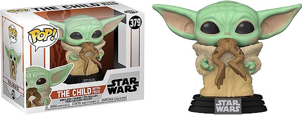 Funko Pop Star Wars Mandalorian 379 The Child w/ Frog Baby Yoda