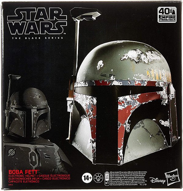 Capacete Eletrônico Star Wars Black Series Boba Fett