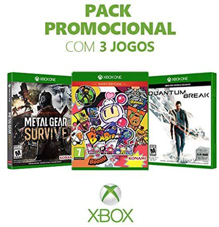 Metal Gear Survive + Super Bomberman + Quantum Break - Xbox One