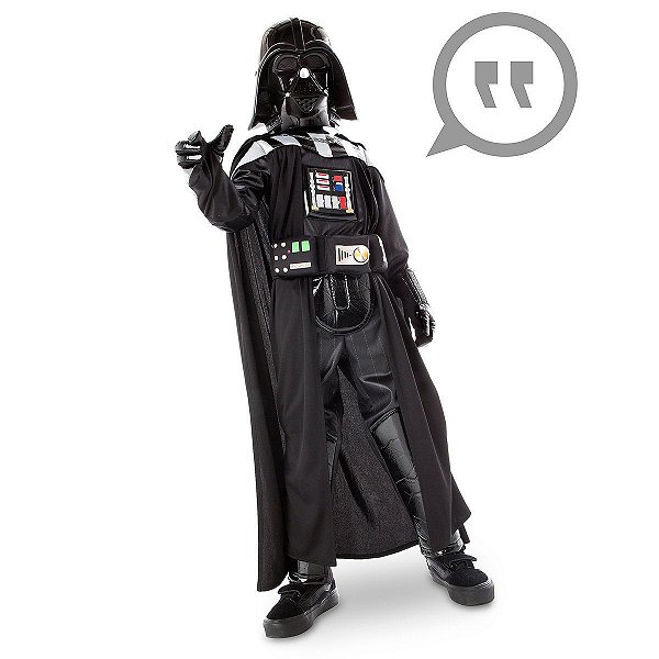 Fantasia Star Wars Darth Vader Light Up C/ Sons - Infantil