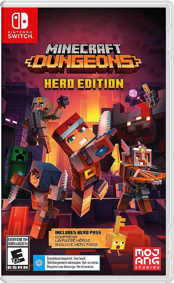 Jogo Minecraft Dungeons - Hero Edition - Switch - Mojang