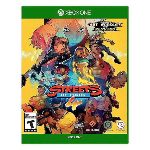 Streets Of Rage 4 + Chaveiro + Art Booklet - Xbox One