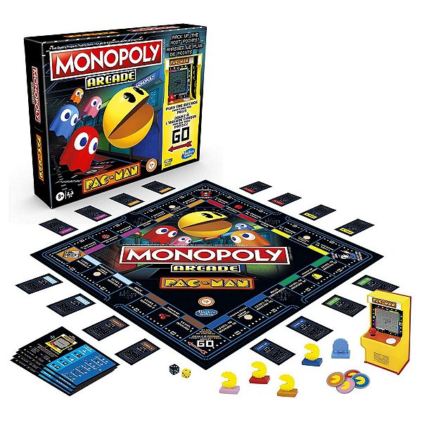 Jogo Monopoly Arcade Pac-man Hasbro (Inglês)