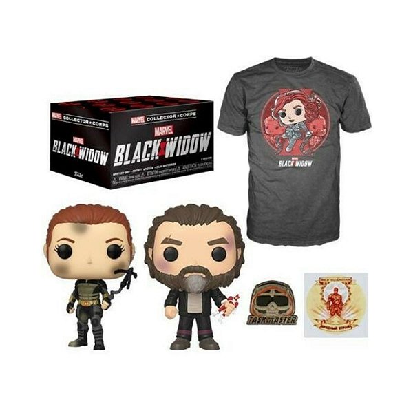 Funko Box Collectors Corps Marvel Black Widow Viúva Negra - XL