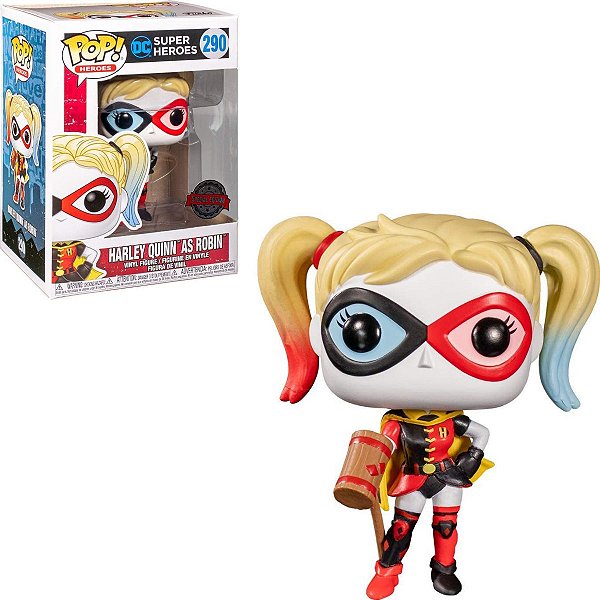 Funko Pop Dc 290 Harley Quinn as Robin Special Edition