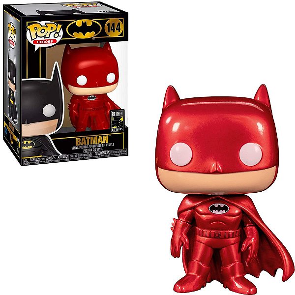 Funko Pop Batman 80 Years 144 Batman Red Metallic