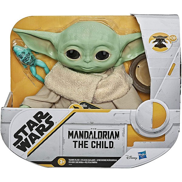 Pelúcia Falante Star Wars The Mandalorian The Child Baby Yoda