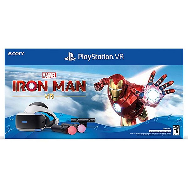 Playstation Vr Marvel Iron Man Zvr2 Bundle - PS4