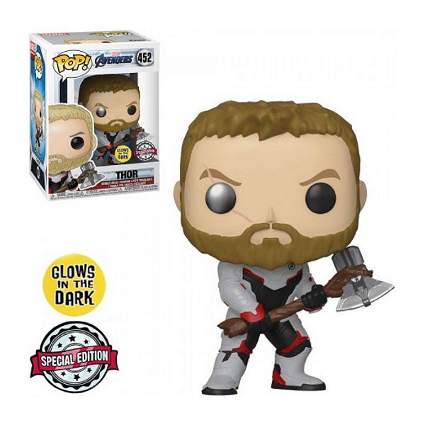 Funko Pop Avengers Endgame 452 Thor Glow In The Dark Special