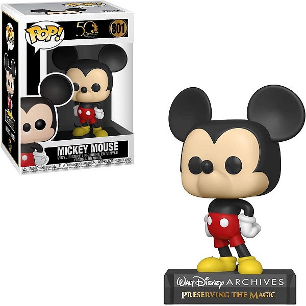Funko Pop 50th Walt Disney Archives 801 Mickey Mouse