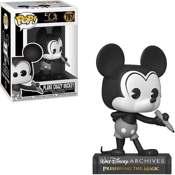 Funko Pop 50th Walt Disney Archives 797 Plane Crazy Mickey