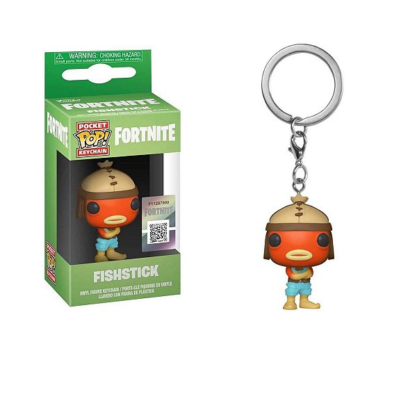 Chaveiro Funko Pocket Fortnite Fishstick Peixoto